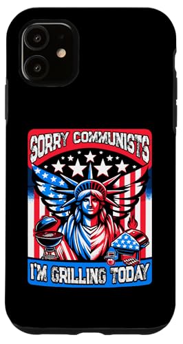 Sorry Kommunisten, ich grille heute Lustiger USA BBQ Grill Hülle für iPhone 11 von Communists Grilling Today - DressedForDuty