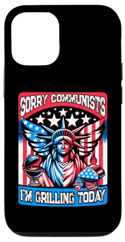 Sorry Kommunisten, ich grille heute Lustiger USA BBQ Grill Hülle für iPhone 12/12 Pro von Communists Grilling Today - DressedForDuty