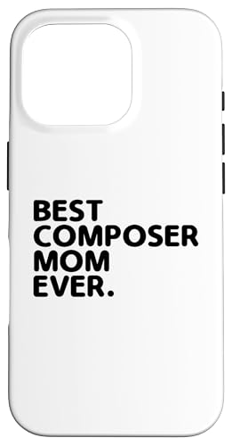 Hülle für iPhone 16 Pro Beste Komponistin, Mama aller Zeiten, Musikkomponisten komponieren Lied von Composing Music Composer Gifts