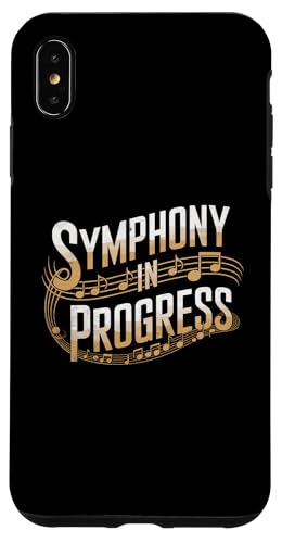 Hülle für iPhone XS Max Symphony In Progress Musikkomponist Lied komponieren von Composing Music Composer Gifts