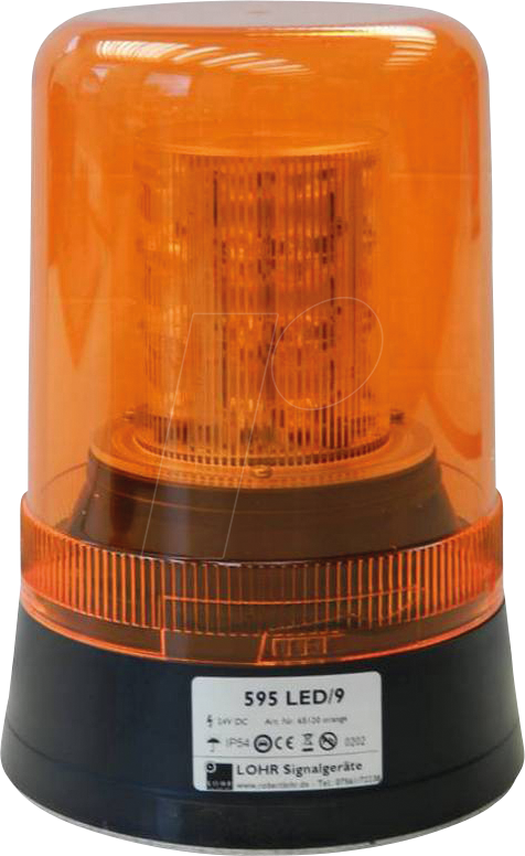 COBL595LED24AL - LED-Kennleuchte CO BL 595, 12-24V DC, gelb von Compro