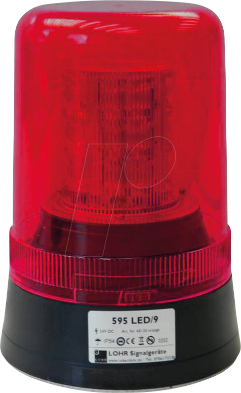 COBL595LED24RL - LED-Kennleuchte CO BL 595, 12-24V DC, rot von Compro