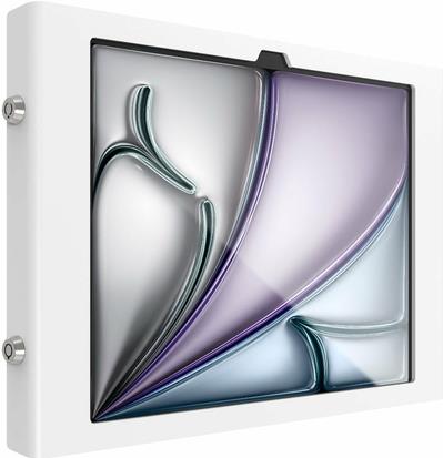 Compulocks iPad Air M2 13" (2024), Apex Secured Enclosure Wall Mount - Geh�use - f�r Tablett - Glasbefestigung, Raum - verriegelbar - hochwertiges Aluminium - wei� - Bildschirmgr��e: 33.02 cm (13") (13APXW) von Compulocks