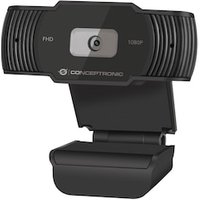 CONCEPTRONIC AMDIS04B 1080P FullHD Webcam mit Mikrofon von Conceptronic