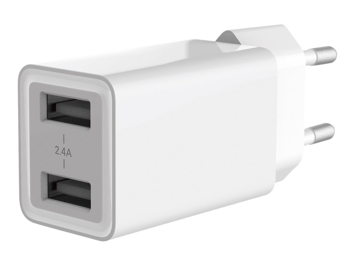 Conceptronic CONCEPTRONIC Ladegerät 2Port 12W USB PD USB C > A weiß Universal-Ladegerät von Conceptronic