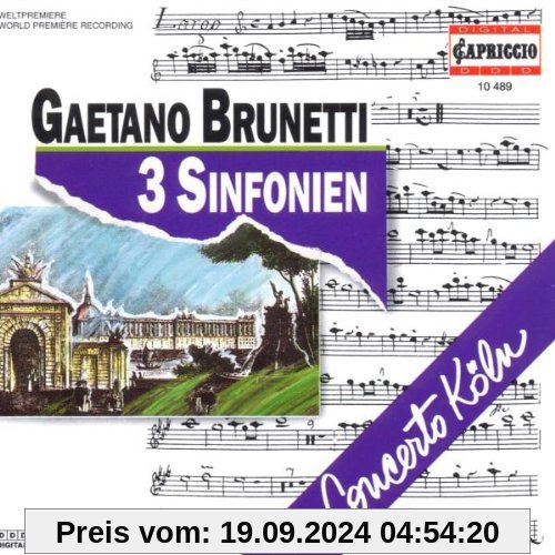 Gaetano Brunetti - Sinfonien 22, 26 und 36 von Concerto Köln