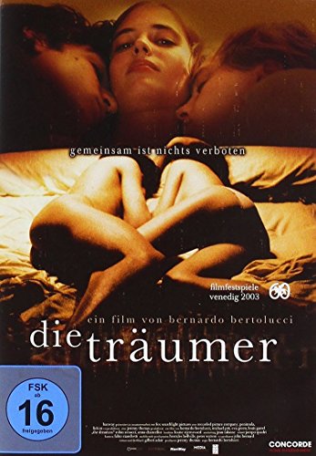 Die Träumer - verbotene Spiele zu dritt, DVD, Ein Film von Bernardo Bertolucci, filmfestspiele Venedig 2003, Dolby Digital, 110 Minuten Laufzeit - Kritiken besagten damals "Freizügige Romanverfilmung", "Eine erotische Versuchsanordnung", sehenswerter Film, der im sexuell experimentierfreudigen Paris des Jahres 1968 spielt... von Concorde