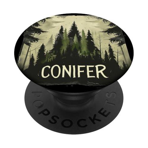 Cooles Wald-Kostüm für Nadel- und Baumliebhaber PopSockets Klebender PopGrip von Conifer and Forest Costume