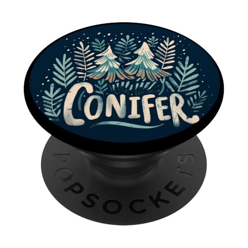 Schönes Nadelbaum-Outfit PopSockets Klebender PopGrip von Conifer and Forest Costume