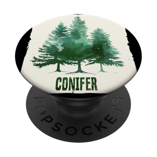 Tolles Koniferen-Outfit für Damen und Herren PopSockets Klebender PopGrip von Conifer and Forest Costume