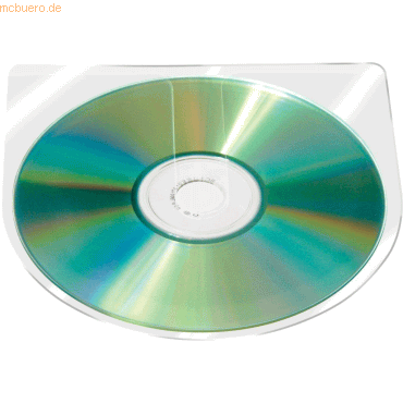Connect CD/DVD-Hüllen PP transparent selbstklebend ohne Lasche VE=10 S von Connect
