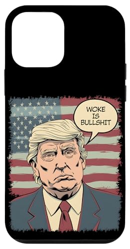 Hülle für iPhone 12 mini Woke Is Bullshit Politischer Humor von Conservative Statement Pro Trump Anti Woke Tees