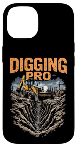 Hülle für iPhone 14 Baggerbetreiber Bauarbeiter Baggerliebhaber von Construction Heavy Machinery Backhoe Driver Tees