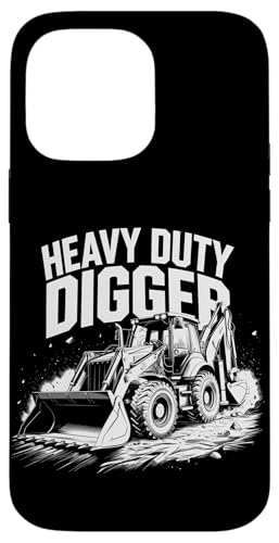 Hülle für iPhone 14 Pro Max Baggerbetreiber Bauarbeiter Baggerliebhaber von Construction Heavy Machinery Backhoe Driver Tees