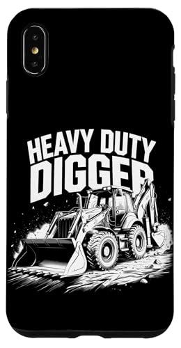 Hülle für iPhone XS Max Baggerbetreiber Bauarbeiter Baggerliebhaber von Construction Heavy Machinery Backhoe Driver Tees