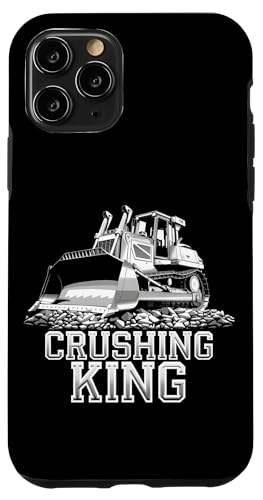 Hülle für iPhone 11 Pro Crushing King Bulldozer-Operator Earth Mover Lover von Construction Worker Heavy Equipment Operator Tees