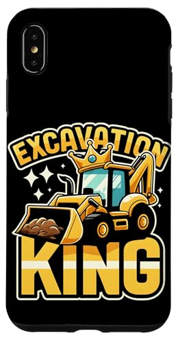 Hülle für iPhone XS Max Excavation King Baggerbetreiber Baggerliebhaber von Construction Worker Heavy Equipment Operator Tees