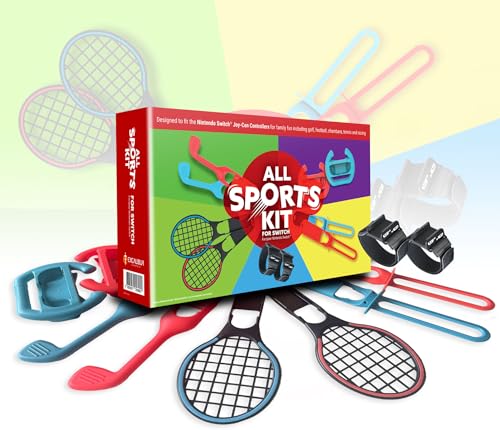 All Sports Kit Switch - Sport Set - Switch Zubehör 10 in 1 von Contact Sales Ltd