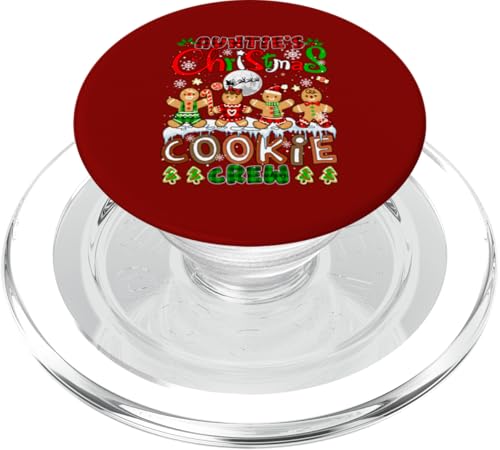 Auntie's Christmas Cookie Crew Funny Baking Baker Group PopSockets PopGrip für MagSafe von Cookie Christmas Costume