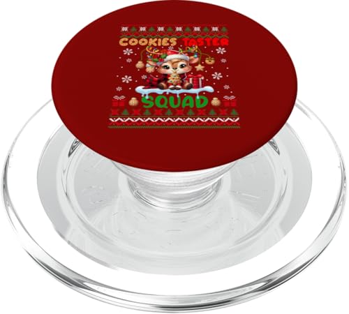 Cookies Taster Squad Christmas Sweater Reindeer Baker Lover PopSockets PopGrip für MagSafe von Cookie Christmas Costume