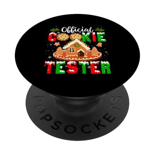 Official Cookie Tester Xmas Cookies Gingerbreads Baking PopSockets mit austauschbarem PopGrip von Cookie Christmas Costume