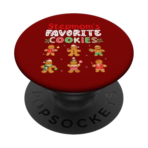 Stepmom's Favorite Cookies Weihnachten Lebkuchen Bäcker PopSockets Klebender PopGrip von Cookie Christmas Costume