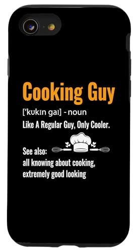 Hülle für iPhone SE (2020) / 7 / 8 Cooking Guy Like A Normal Guy Nur cooler von Cooking Chef Cook Gifts