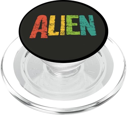 Niedliches und lustiges Alien-Design für alle Altersgruppen in bunten Farben PopSockets PopGrip für MagSafe von Cool Alien