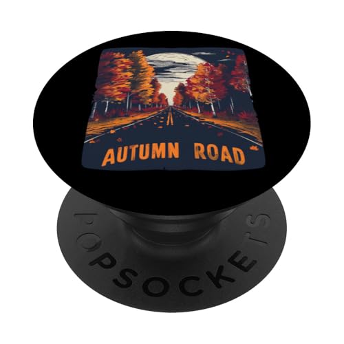 Hübsches Herbststraßenkostüm für Herbstliebhaber PopSockets Klebender PopGrip von Cool Autumn Road