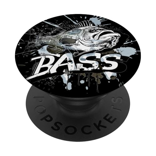 Monster Bass Kostüm PopSockets Klebender PopGrip von Cool Bass Fish Outfit