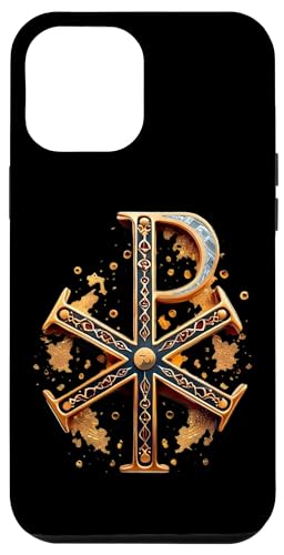 Hülle für iPhone 14 Pro Max Chi Rho Jesus Christus Christlich Katholisch Antike Monogramm von Cool Chi Rho Designs
