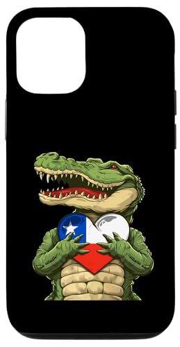 Chile Alligator chilenischer Stolz chilenische Wurzeln chilenische Flagge Hülle für iPhone 12/12 Pro von Cool Chilean Roots Chile