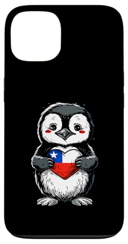 Chilenische Flagge Herz Pinguin Chilenischer Stolz chilenische Wurzeln Hülle für iPhone 13 von Cool Chilean Roots Chile