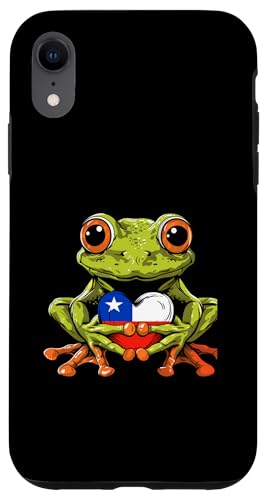 Chilenische Froschherz, chilenische Wurzeln, chilenische Flagge, chilenischer Stolz Hülle für iPhone XR von Cool Chilean Roots Chile