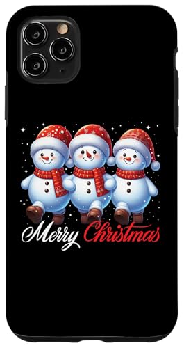 Hülle für iPhone 11 Pro Max Schneemänner Freunde Frohe Weihnachten Schnee Xmas Jungen Mädchen Kinder von Cool Christmas Party Friends