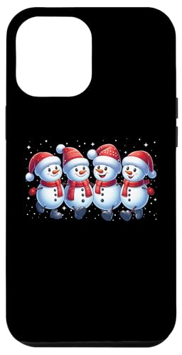 Hülle für iPhone 12 Pro Max Schneemänner Freunde Weihnachten Schnee Xmas Jungen Mädchen Kinder von Cool Christmas Party Friends