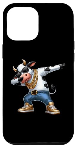 Hülle für iPhone 14 Plus Dabbing Cow Lustiger Cow Dab Dance für Jungen, Mädchen und Kinder von Cool Dabbing Animals