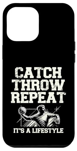 Catch Throw Repeat. Es ist ein Lifestyle-Handballsport Hülle für iPhone 12 Pro Max von Cool Handball Sports For Handball Players