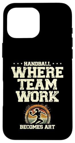 Handball: Wo Teamwork zum Kunstsportler wird Hülle für iPhone 16 Pro Max von Cool Handball Sports For Handball Players