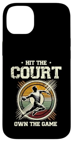 Hit The Court Own The Game Handball-Sportler Hülle für iPhone 14 Plus von Cool Handball Sports For Handball Players