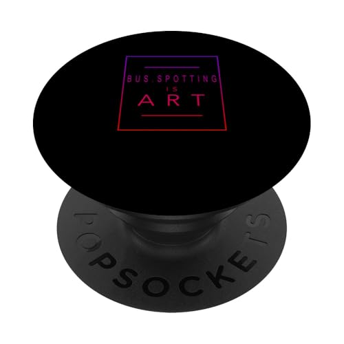 Bus Spotting - Is Art - Busse - Aesthetic Hobby PopSockets Klebender PopGrip von Cool Hobby - Leisure - Hobbies Stuff