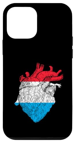 Luxemburgisches Herz Letzebuerg Pride Luxemburgische Flagge Hülle für iPhone 12 mini von Cool Luxembourgish Roots Luxembourg