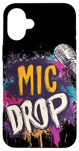 Bunte Mikrofon-Drop-Rede für Jungen und Mädchen Hülle für iPhone 16 Plus von Cool Mic Drop