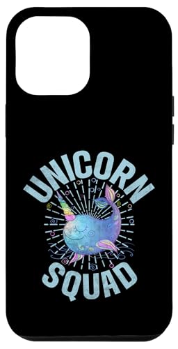 Hülle für iPhone 12 Pro Max Narwal Niedliches Stabby Einhorn Kinder Lustiger Spruch Narwal Mädchen von Cool Narwhal Motifs for Kids