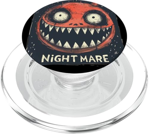 Nightmare Face für Horrorliebhaber PopSockets PopGrip für MagSafe von Cool Nightmare Outfit