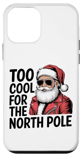 Hülle für iPhone 12 mini Weihnachten Cool Santa Weihnachtsmann von Cool Santa Claus Weihnachtliches Design