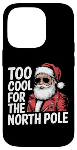 Hülle für iPhone 14 Pro Weihnachten Cool Santa Weihnachtsmann von Cool Santa Claus Weihnachtliches Design