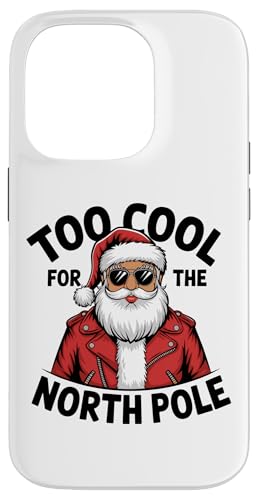 Hülle für iPhone 14 Pro Weihnachten Cool Santa Weihnachtsmann von Cool Santa Claus Weihnachtliches Design