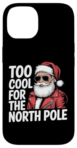 Hülle für iPhone 14 Weihnachten Cool Santa Weihnachtsmann von Cool Santa Claus Weihnachtliches Design