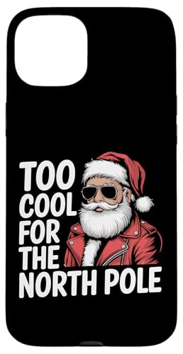 Hülle für iPhone 15 Plus Weihnachten Cool Santa Weihnachtsmann von Cool Santa Claus Weihnachtliches Design